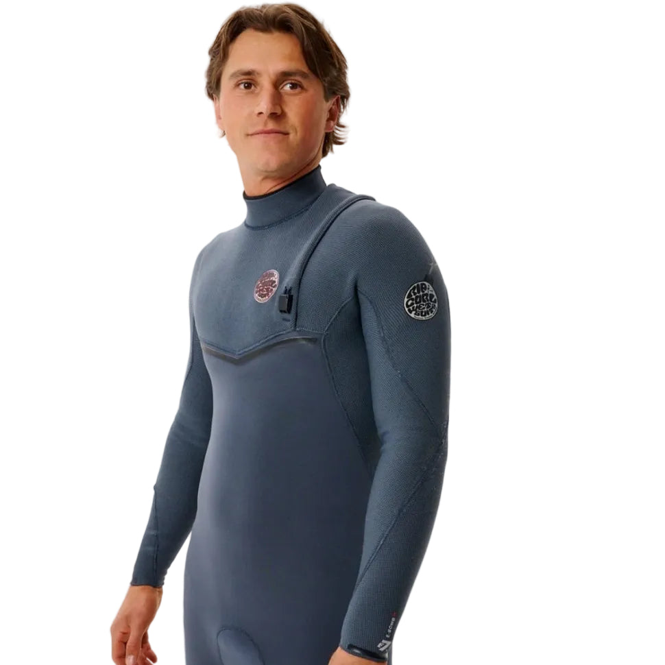 Rip Curl E-Bomb Zip-Free 3/2mm Summer Wetsuit in Iron