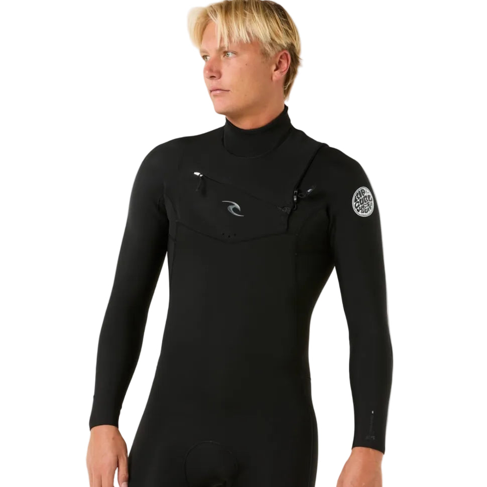 Rip Curl Dawn Patrol Pro Chest Zip 5/3mm Winter Wetsuit 2026 - Black