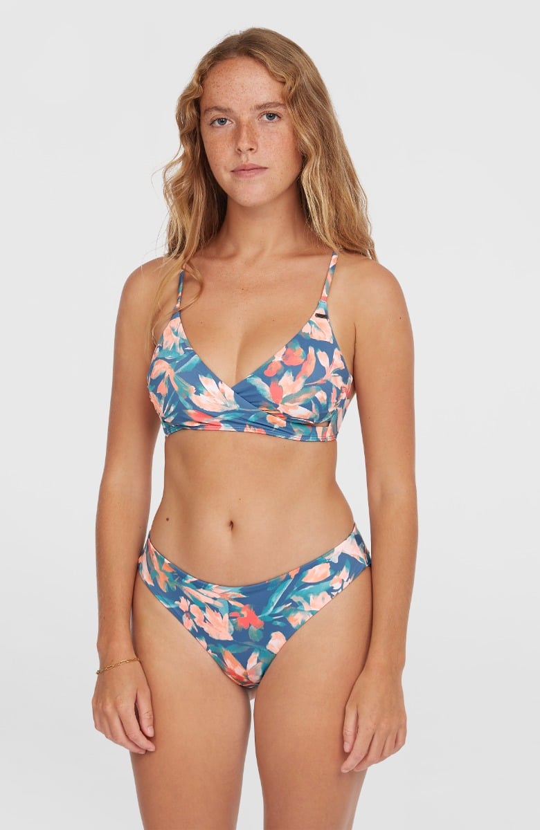 O'Neill Essentials Baay Maoi Womens Bikini Set - Blue Painted Tropics