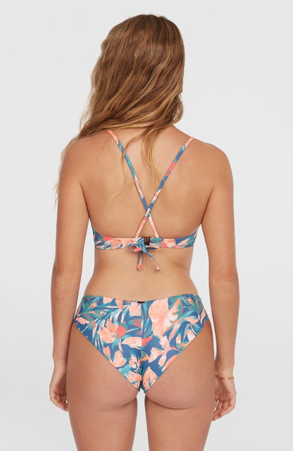 O'Neill Essentials Baay Maoi Womens Bikini Set - Blue Painted Tropics