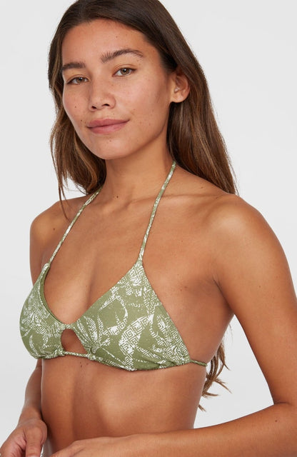O'Neill Madrid Jensen Womens Bikini Set - Green Textured Jungle