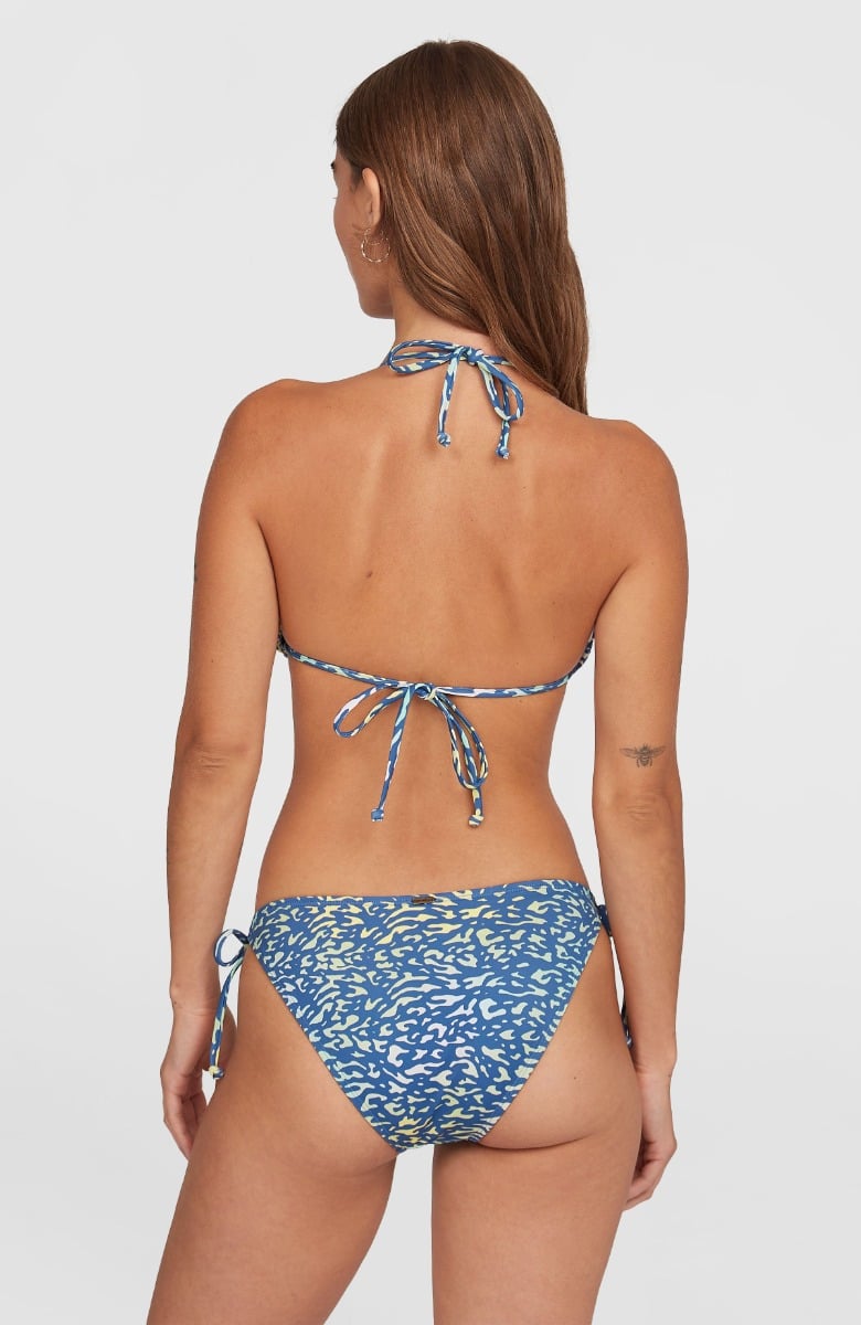 O'Neill Essentials Capri Bondey Womens Bikini Set - Yellow Animal Blur