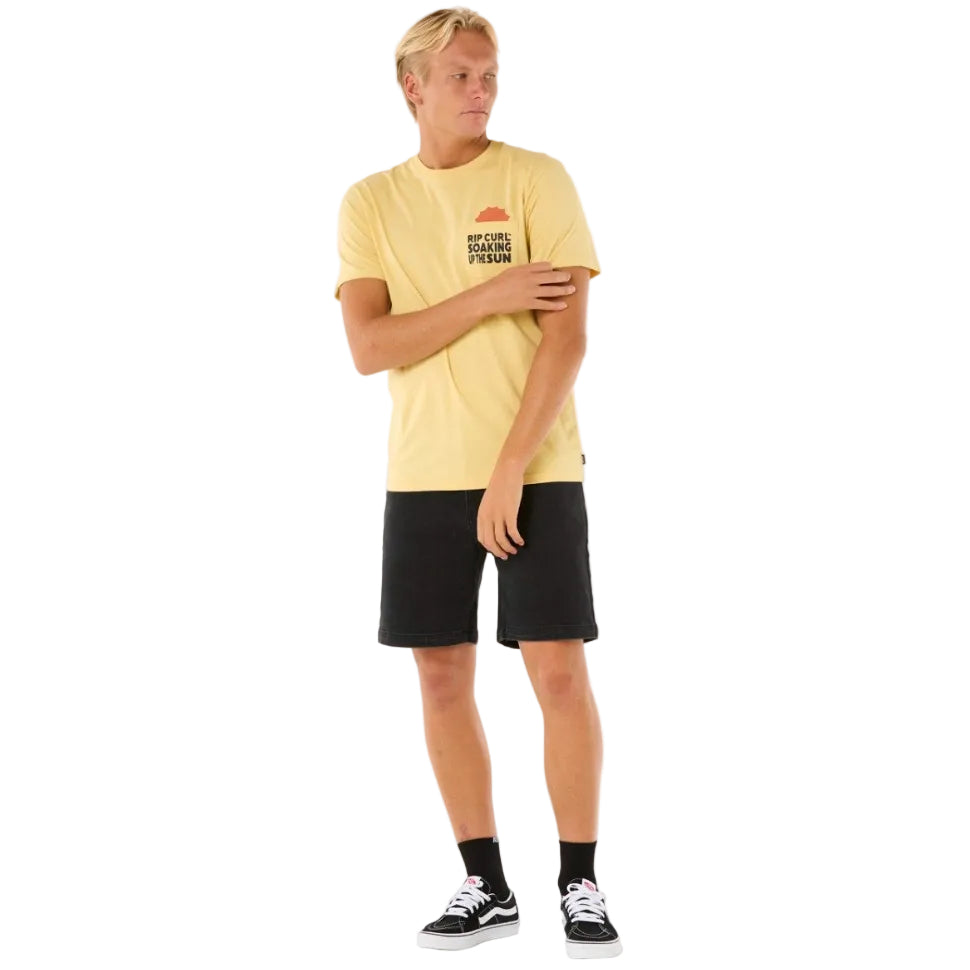 Rip Curl Sun Soaker Men's Pocket Tee - Straw