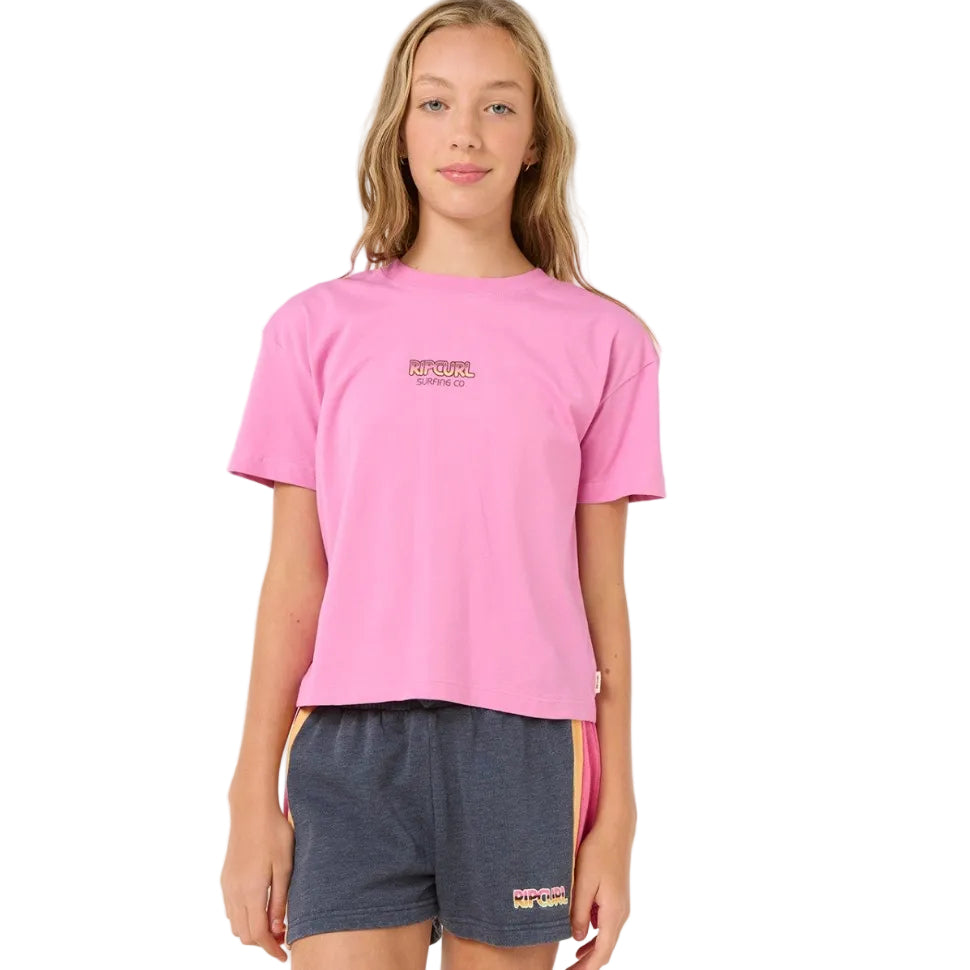 Rip Curl Las Dalias Girls Block Shorts - Navy