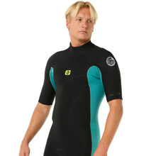 Rip Curl Dawn Patrol 2mm Men's Back Zip Shorty Wetsuit - Blue Lagoon