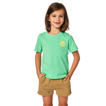 Rip Curl Wetsuit Icon Boys Tee - Neon Green