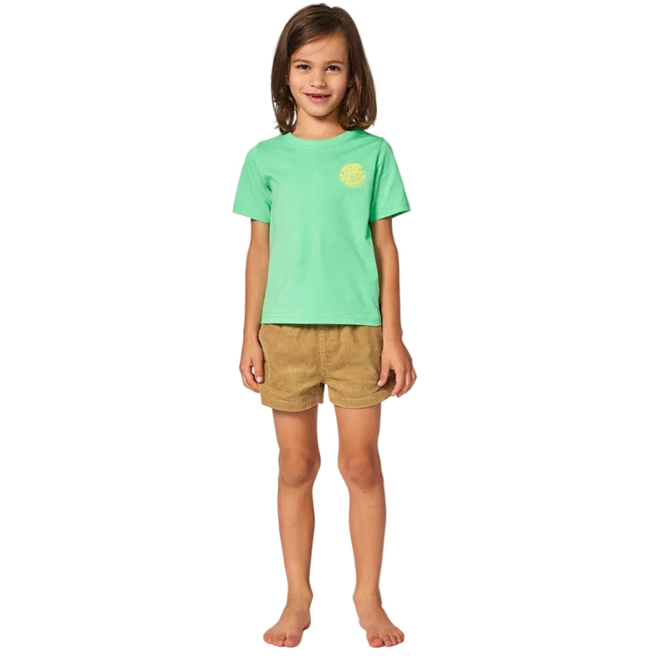 Rip Curl Wetsuit Icon Boys Tee - Neon Green