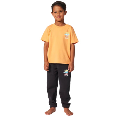 Rip Curl Icons of Shred Boys Tee - Mandarin Zest