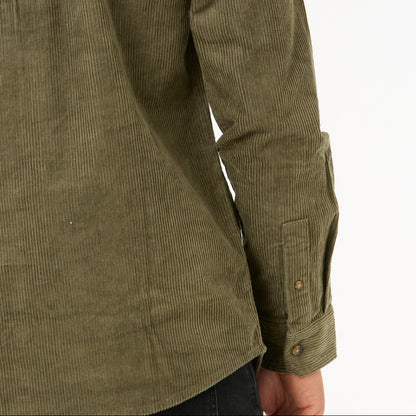 Rip Curl Classic Surf Cord Men's Long Sleeve Shirt - Dusty Olive