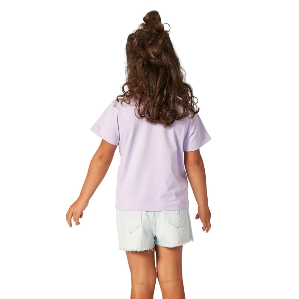 Rip Curl Rainbow Tropics Girls Art Tee - Light Purple