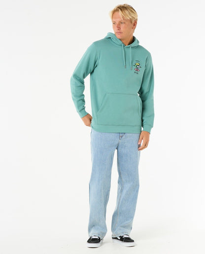 Rip Curl Search Icon Men's Hoody - Blue Lagoon