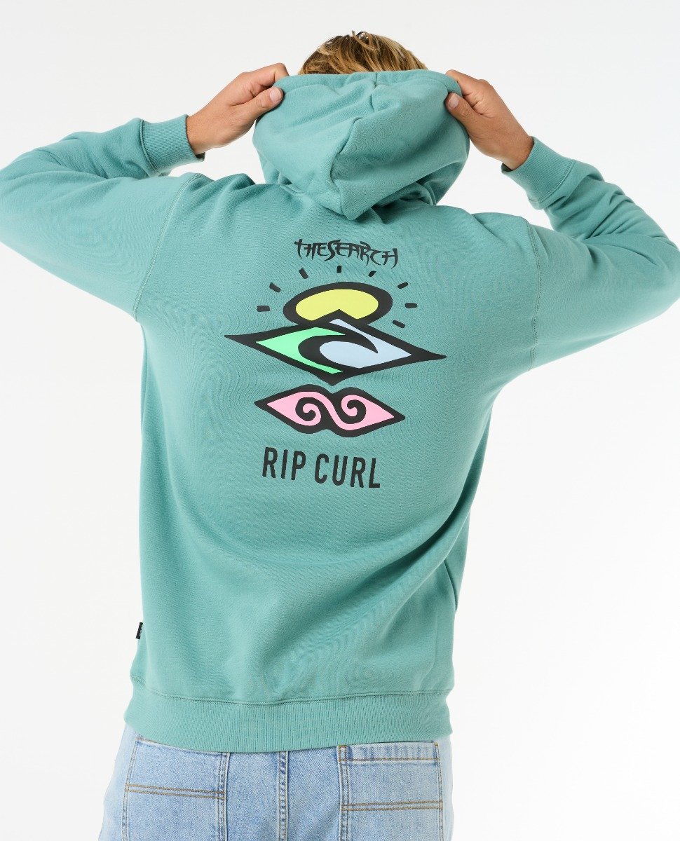 Rip Curl Search Icon Men's Hoody - Blue Lagoon