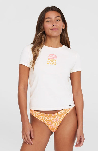 O'Neill Women of The Wave T-Shirt - Dusty Vanilla