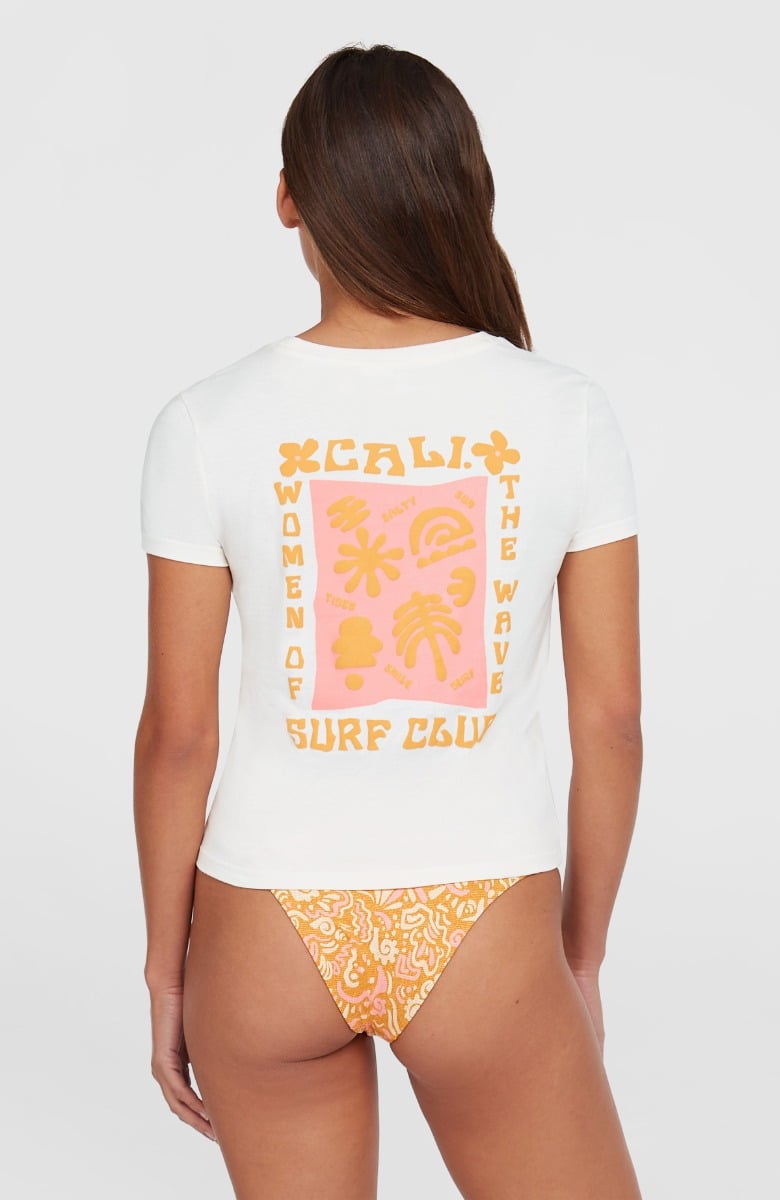 O'Neill Women of The Wave T-Shirt - Dusty Vanilla
