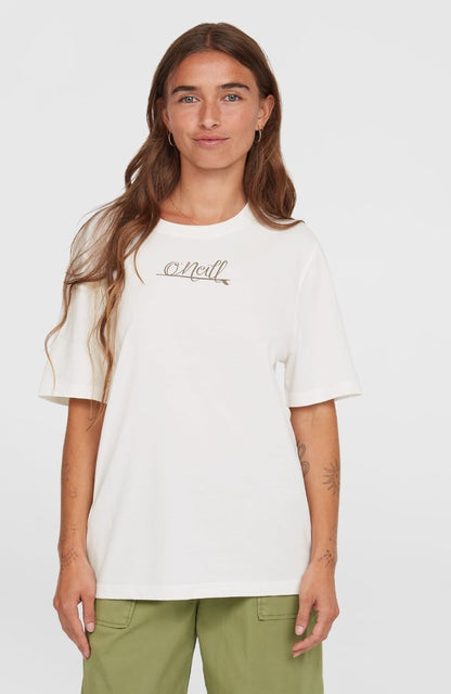 O'Neill Essentials Script Womens T-Shirt - Snow White