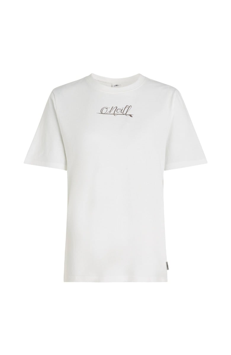 O'Neill Essentials Script Womens T-Shirt - Snow White