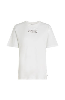 O'Neill Essentials Script Womens T-Shirt - Snow White