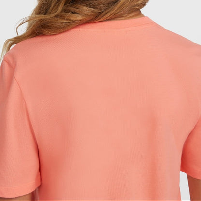 O'Neill Essentials Script Womens T-Shirt - Coral Pink