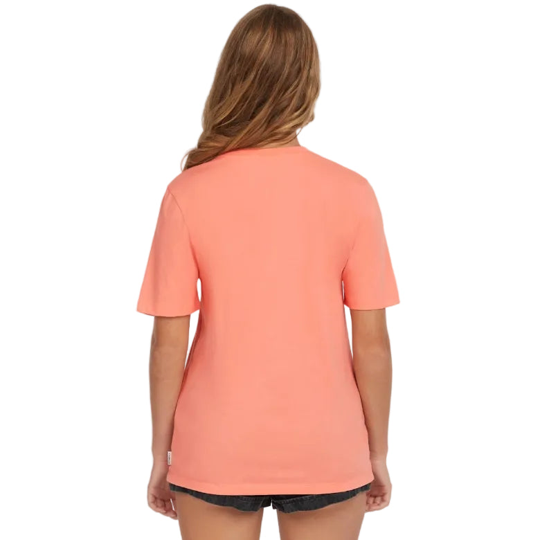 O'Neill Essentials Script Womens T-Shirt - Coral Pink