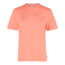 O'Neill Essentials Script Womens T-Shirt - Coral Pink