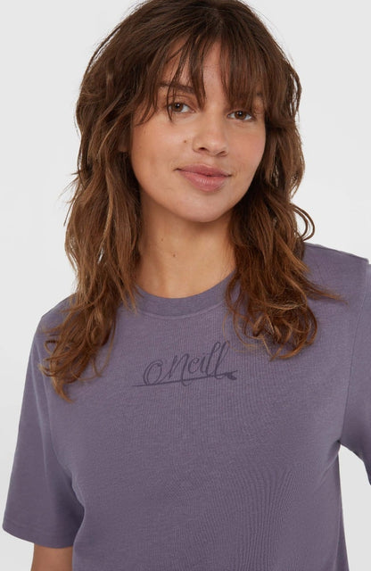 O'Neill Essentials Script Womens T-Shirt - Storm