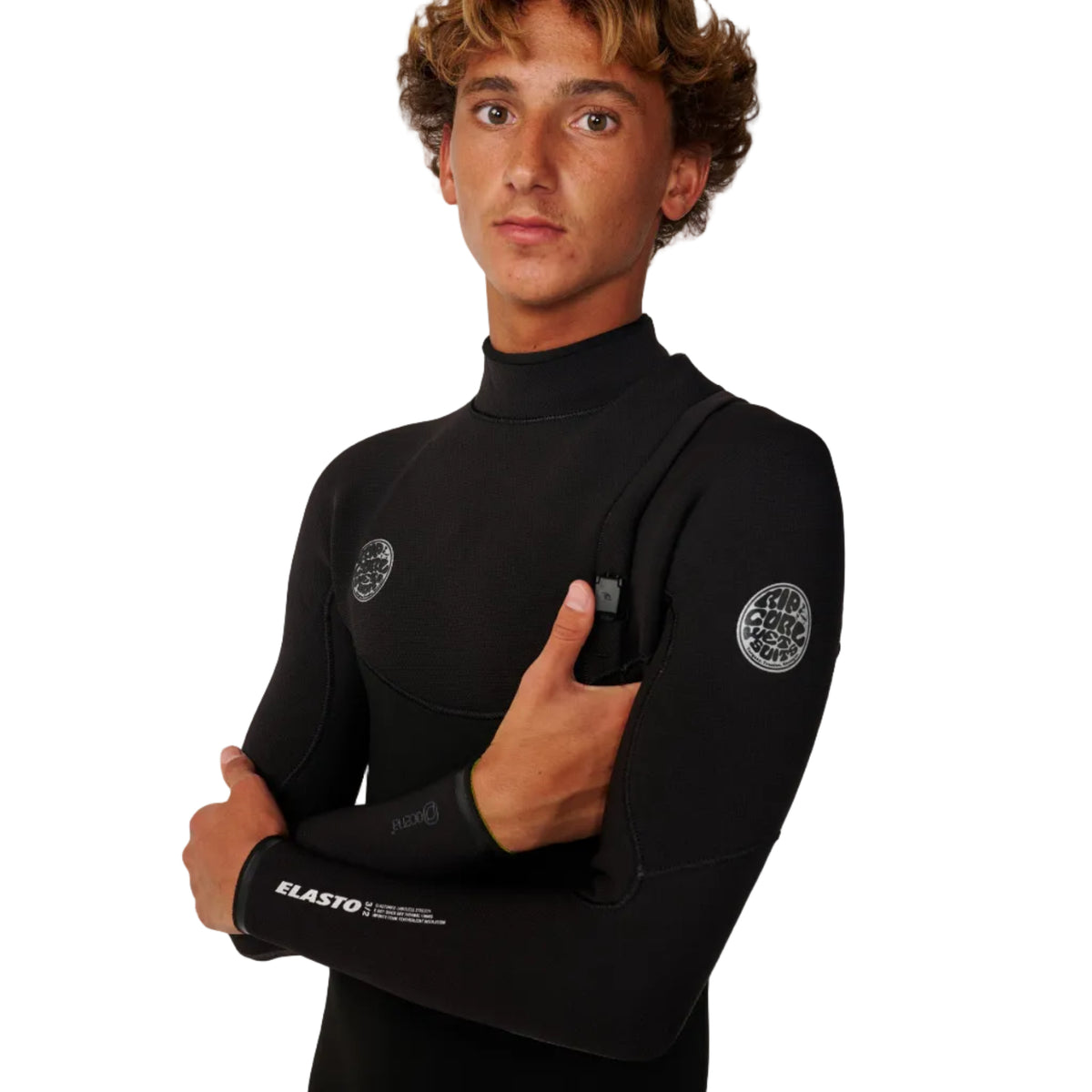 Rip Curl Mens Elasto Zip Free 5/4mm Winter Wetsuit 2026 - Black