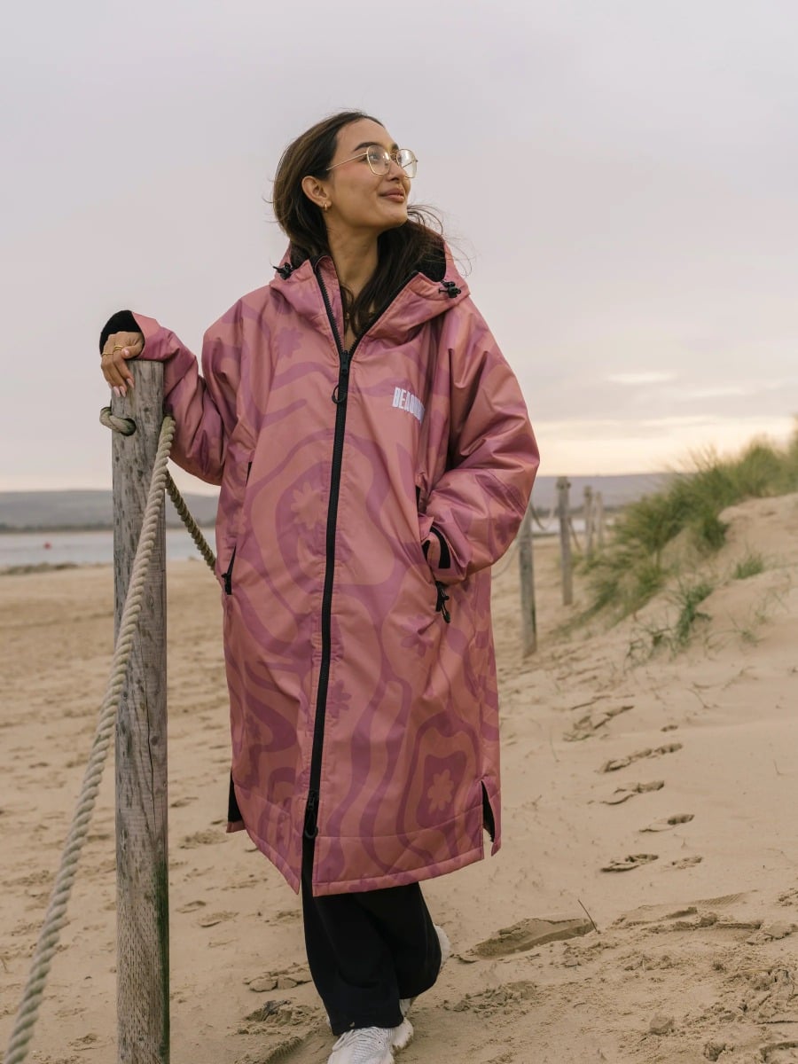 Beachbum Brobe Changing Robe - Coral Pink