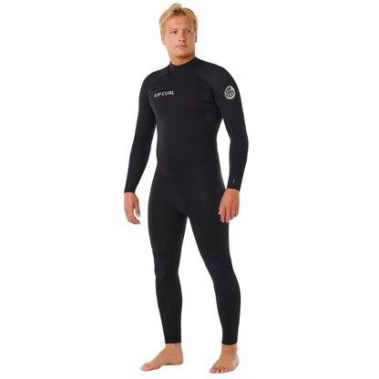 Rip Curl Trad Back Zip 4/3mm Wetsuit 2026 - Black