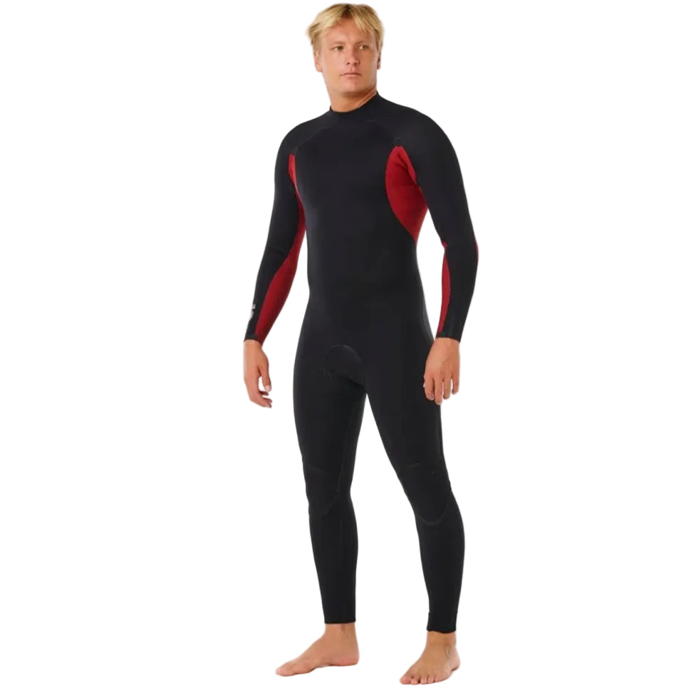 Rip Curl Trad Back Zip 4/3mm Wetsuit 2026 - Black