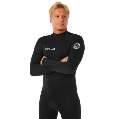 Rip Curl Trad Back Zip 4/3mm Wetsuit 2026 - Black