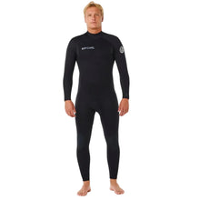 Rip Curl Trad Back Zip 3/2mm Summer Wetsuit in Black