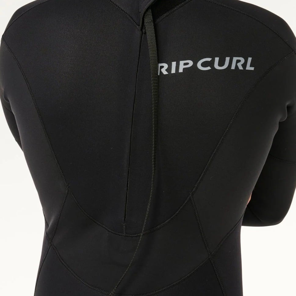 Rip Curl Trad Back Zip 3/2mm Summer Wetsuit in Black