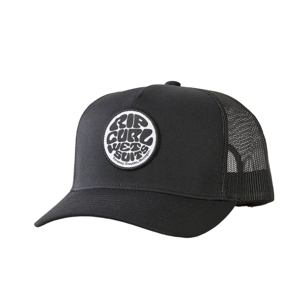 Rip Curl Wetsuit Icon Mens Trucker Cap - Black