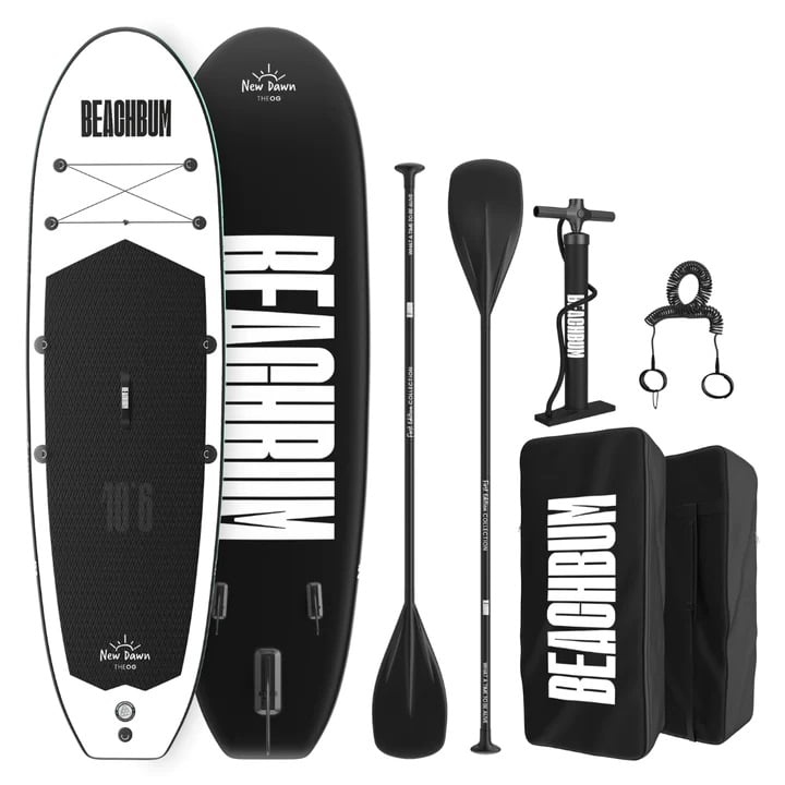 Beachbum Complete SUP Package New Dawn in Black/White