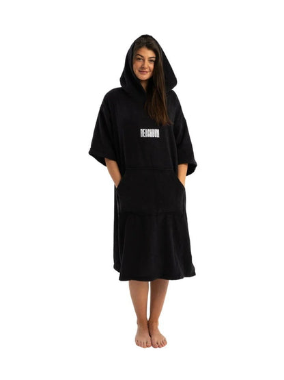 Beachbum Towel Robe in Charcoal