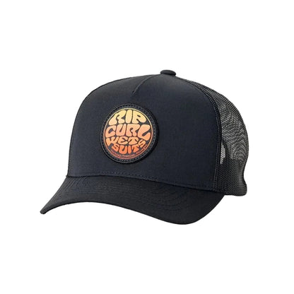 Rip Curl Wetsuit Icon Boys Trucker Cap - Washed Black