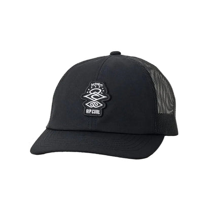 Rip Curl Search Icon Trucker Cap in Off White/Black