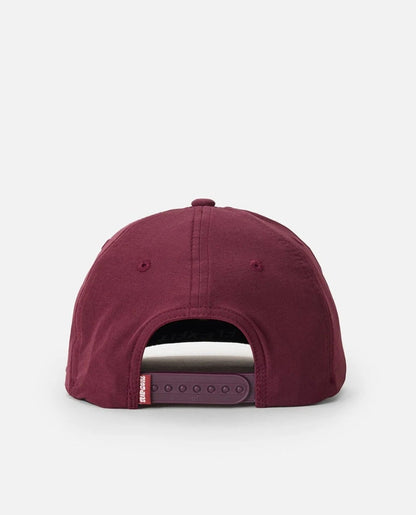 Rip Curl Pacific Rinse Flexfit Snapback Cap - Burgundy