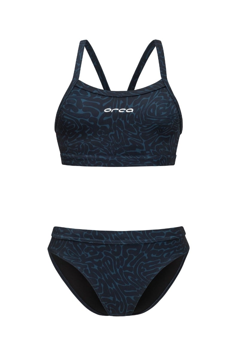 Orca Core Womens Bikini - Dark Blue Diploria