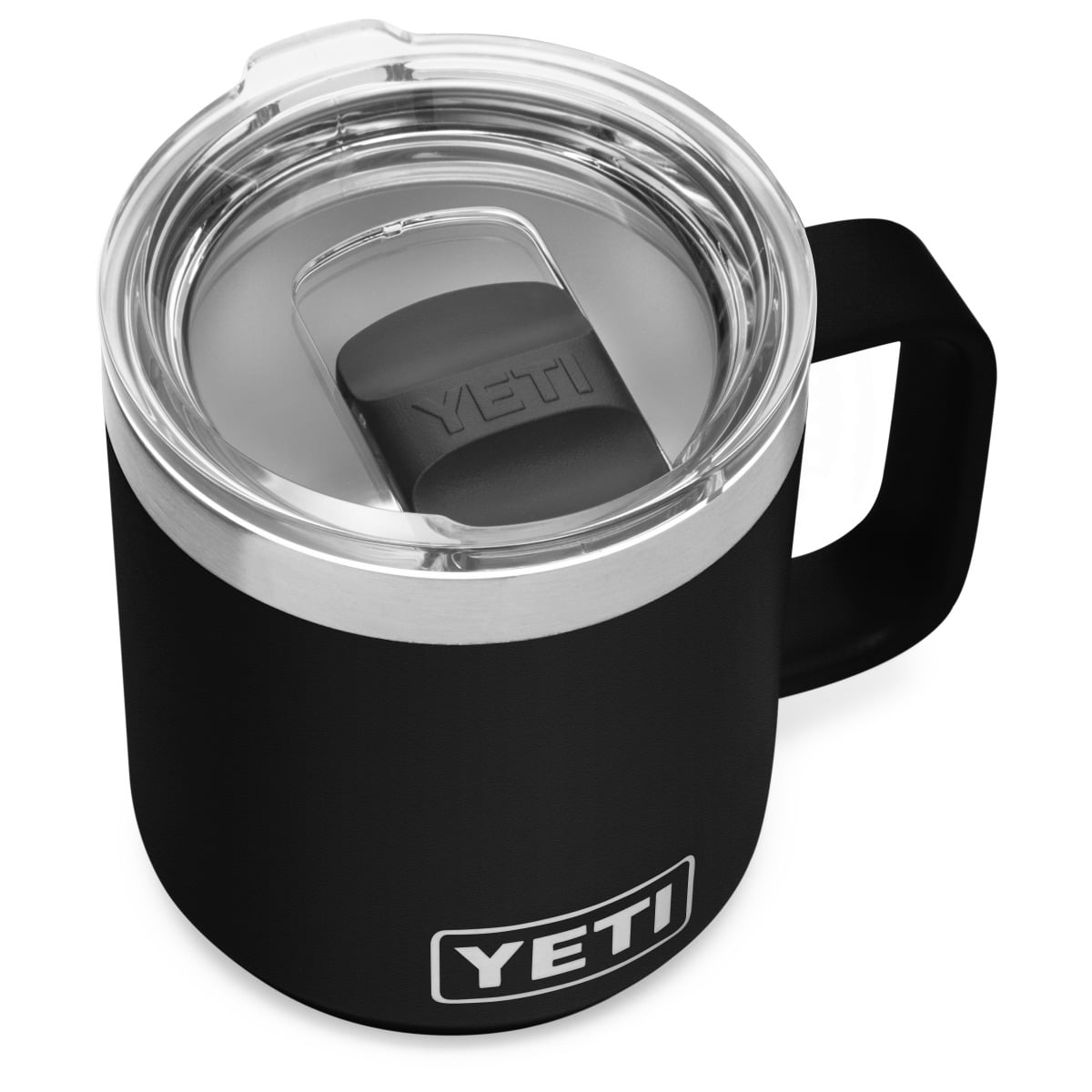 Yeti Rambler 10oz Stackable Mug with DuraSip Ceramic Lining & MagSlider Lid - Black