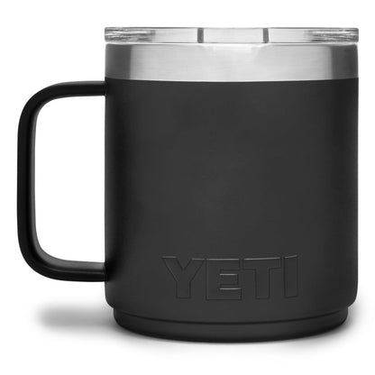Yeti Rambler 10oz Stackable Mug with DuraSip Ceramic Lining & MagSlider Lid - Black
