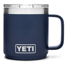 Yeti Rambler 10oz Stackable Mug with DuraSip Ceramic Lining &amp; MagSlider Lid in Navy