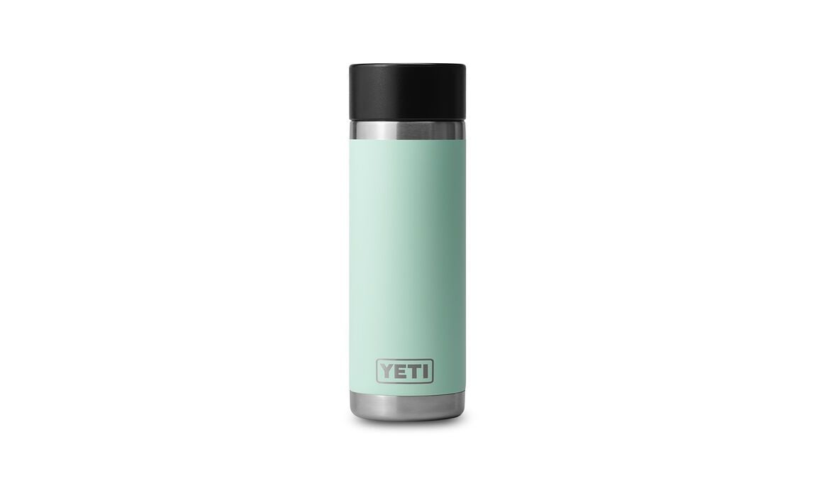 Yeti Rambler 18oz Bottle With Hotshot Cap - Sea Foam - Full View
