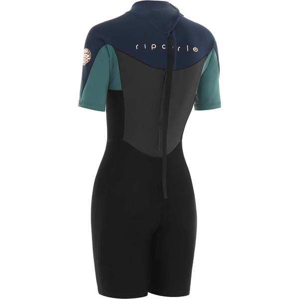 Rip Curl Women's Omega 1.5mm Shorty Wetsuit - Green