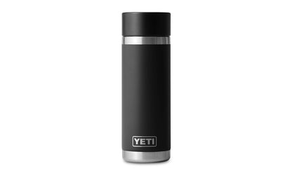 Yeti Rambler 18oz Bottle With Hotshot Cap - Black - Full View