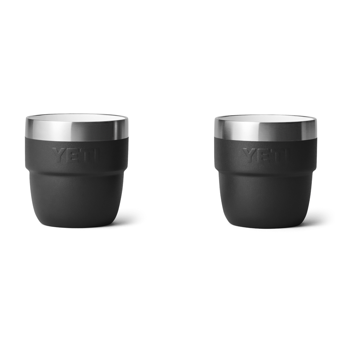 Yeti Rambler 4oz Espresso 2 Pack Stackable Cups - Black