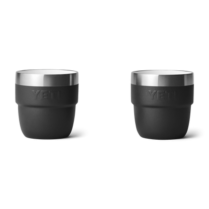 Yeti Rambler 4oz Espresso 2 Pack Stackable Cups - Black