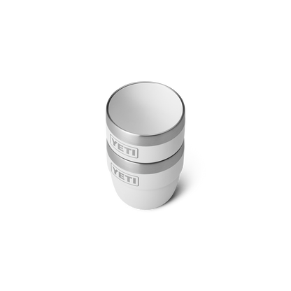 Yeti Rambler 4oz Espresso 2 Pack Stackable Cups - White
