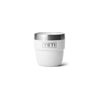 Yeti Rambler 4oz Espresso 2 Pack Stackable Cups - White