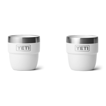 Yeti Rambler 4oz Espresso 2 Pack Stackable Cups - White